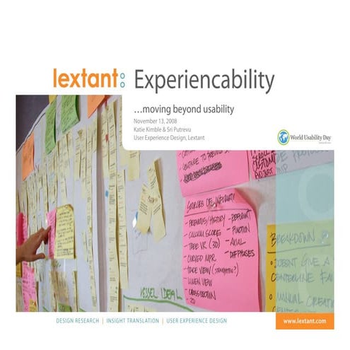 Wud2008 Experiencability
