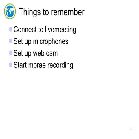 Mobile Apps - World Usability Day 2009