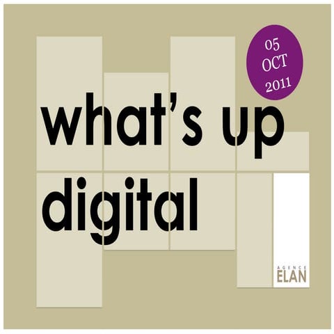 What's up Digital #02 - by ELAN