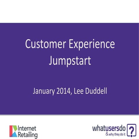 Customer Experience JumpStart