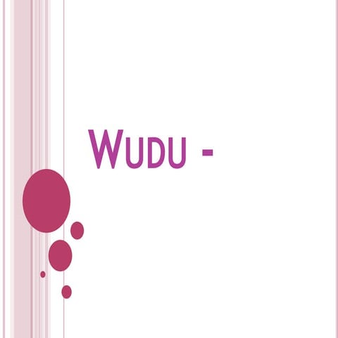 Wudu for children | PPT