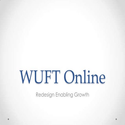WUFT Redesign