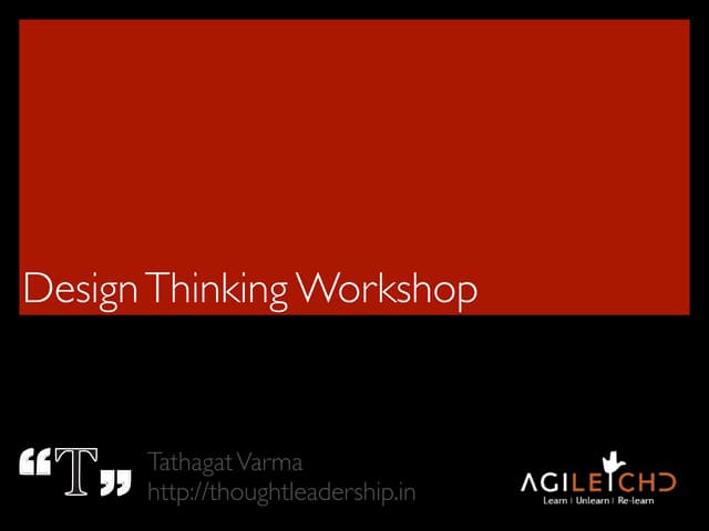 Design Thinking Workshop