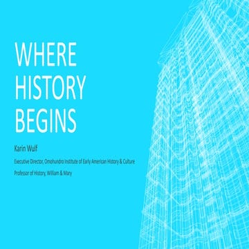 Where History Begins