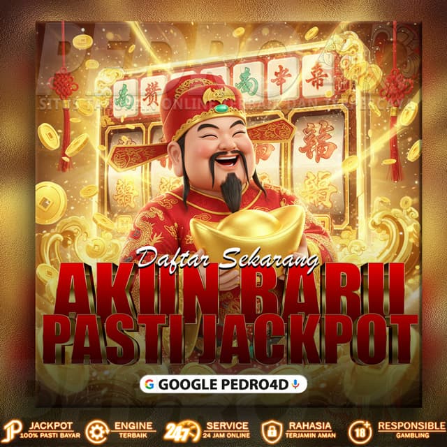 PEDRO4D: Daftar Bandar Bola, Slot Demo, Toto 4D, dan Casino Online Resmi
