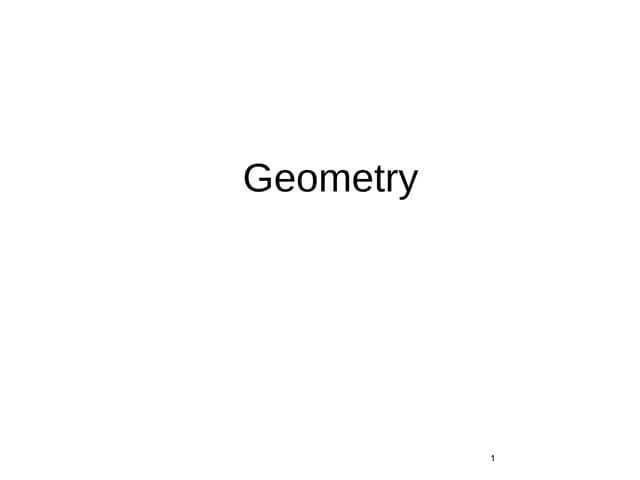 Geometry