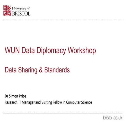 Data Sharing and Standards