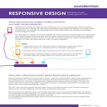 Wunderman Whitepaper - Responsive Design