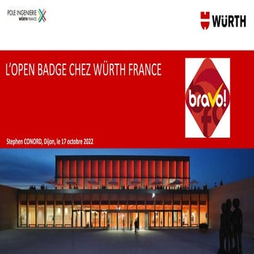 Wurth France SA, un exemple d'utilisation de l'open badges en entreprise