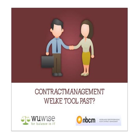Wu Wise Contract Cockpit - Voorbeeld rapportage | PDF