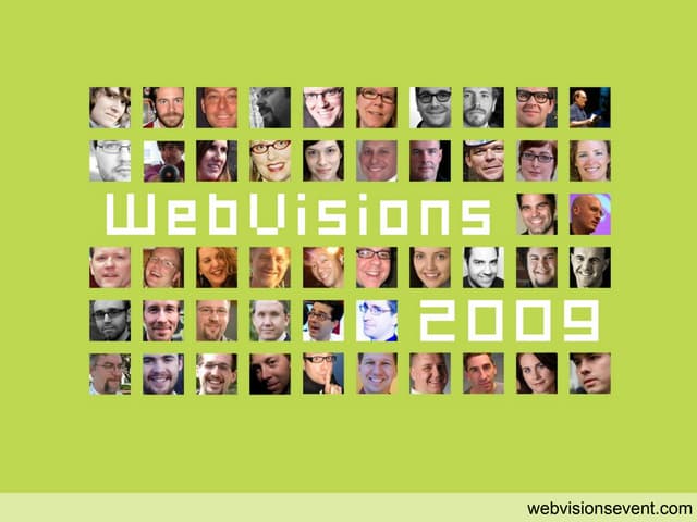 WebVisions - Explore the Future of the Web