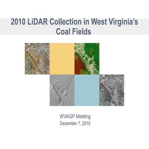 Coal fields Lidar Update (2010)