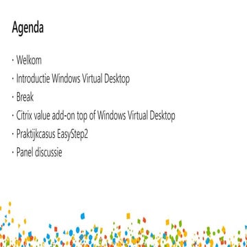 WVD Partner Event 17 feb 2020 - Microsoft Slides