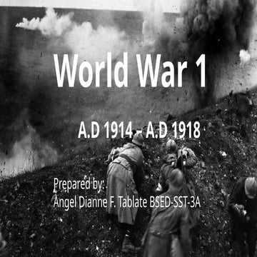 World War I Power Point | PPT