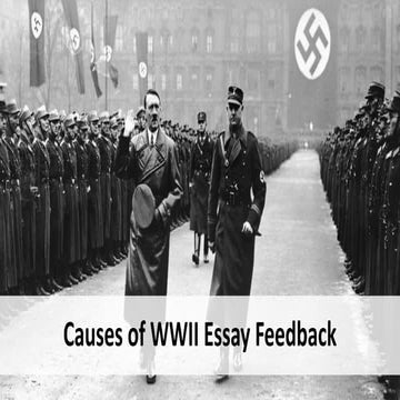Ww2 essay feedback ppt