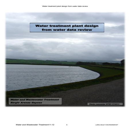 Water treatment