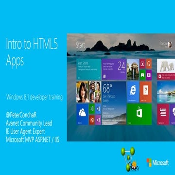 Intro a HTML5 Apps con Windows 8.1