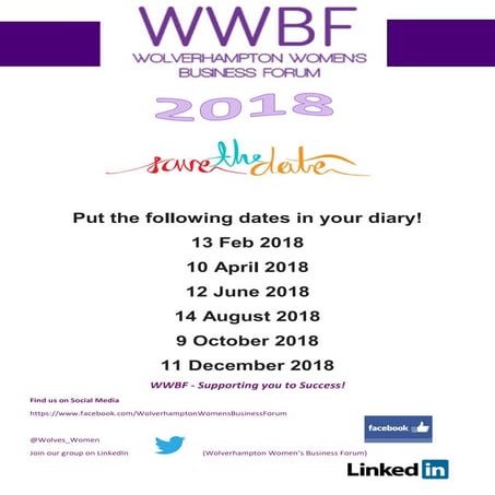 WWBF 2018 Events