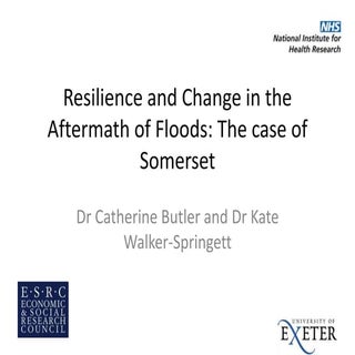 Resilience and Change in the Afterm...