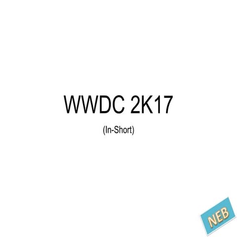 WWDC 2017