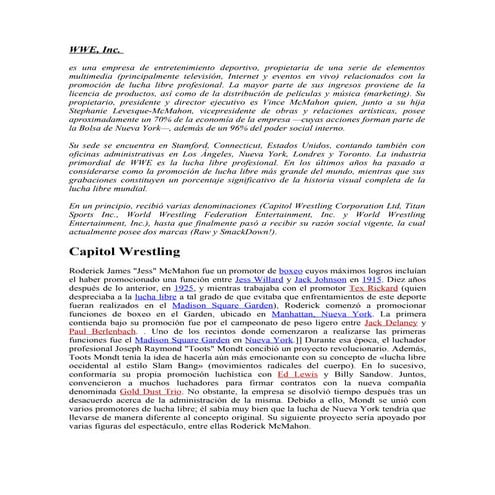 Wwe | DOCX