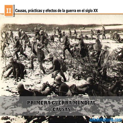 Causas de la Primera Guerra Mundial