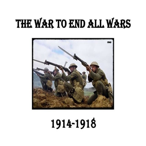 World War 1 Introduction | PPTX