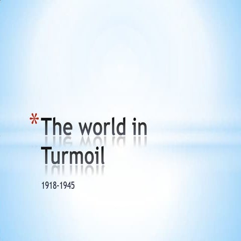 WWI - WWII - Cold War - Korean War