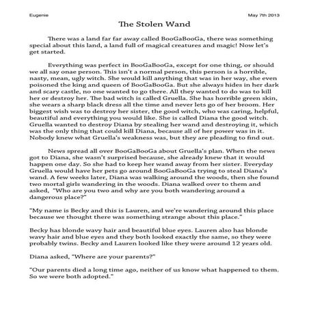 WWP4 The Stolen Wand