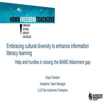 Embracing cultural diversity - Towlson