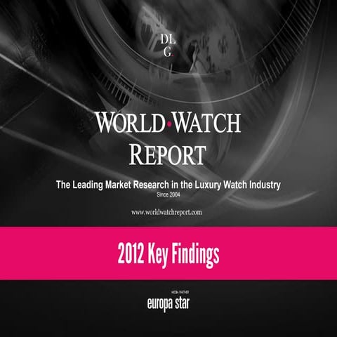WorldWatchReport™ 2012 Key Findings