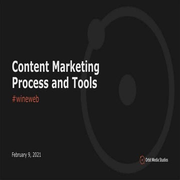The Tools (and The Process) for Fast, Effective Content Marketing