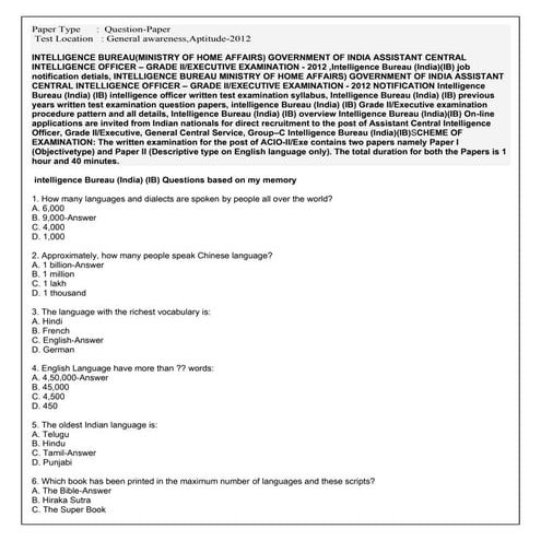 (Www.entrance exam.net)-acio ib exam paper-2