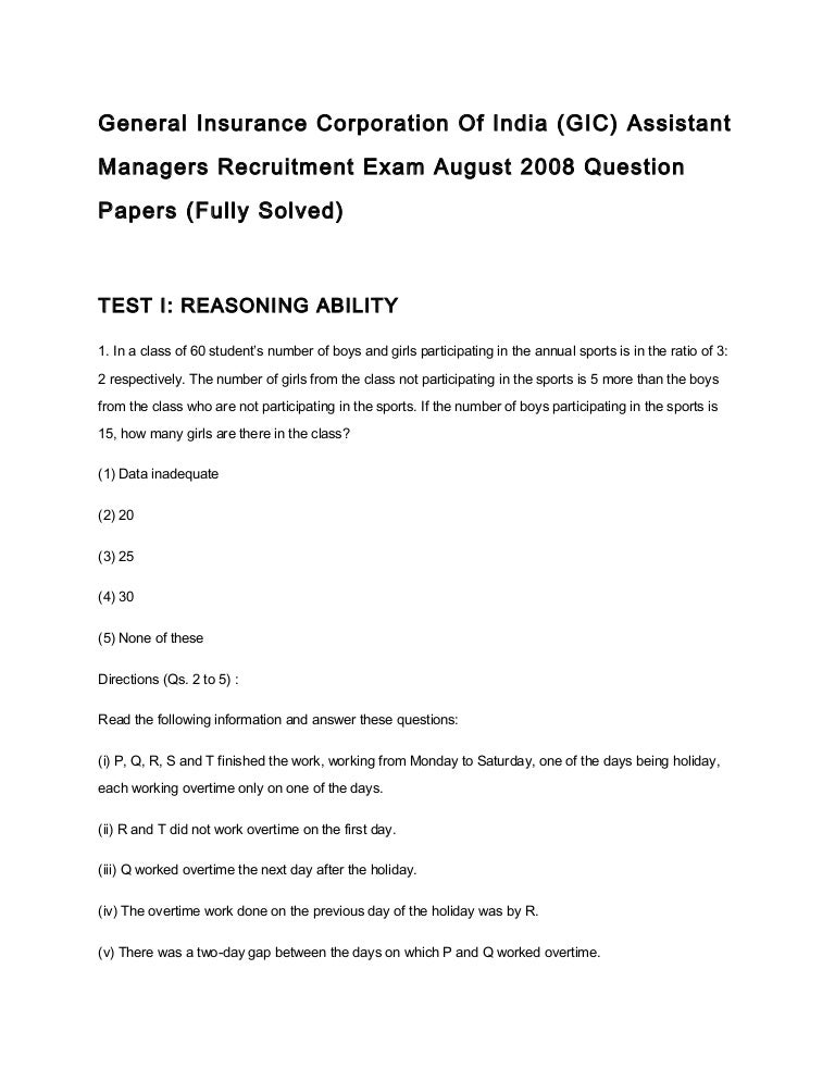 (Www.entrance assistant managers exam sample paper 1…