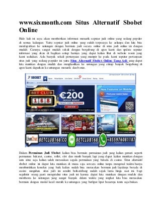 Langkah Pasang Judi Bola Mix Parlay Untuk Yang Baru Saja Memulai