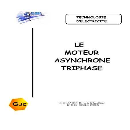 Cours electricite : le moteur asynchrone triphase