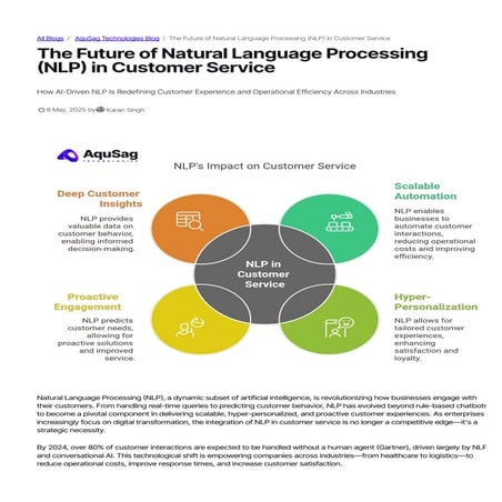 The Future of Natural Language Processing (NLP) in Customer Service