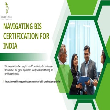 Why Choose Diligence Certification for BIS Certification