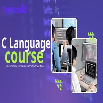 Best C language Course in jalandhar techcadd