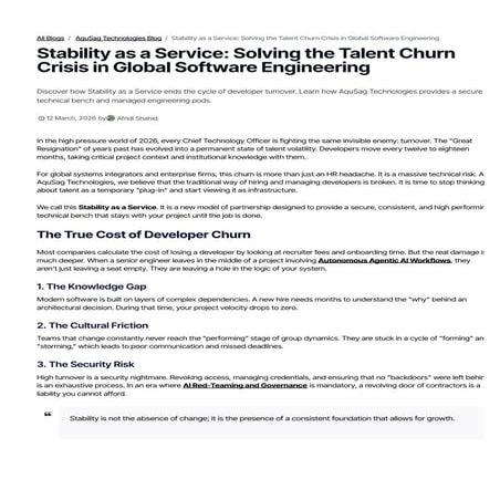 Stability as a Service in 2026: Solving the Global Talent Churn Crisis ...