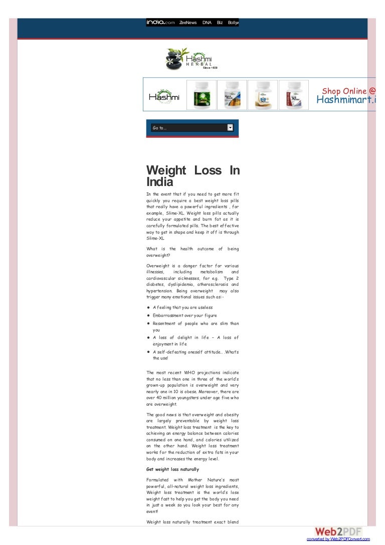 weight loss treatment in india aboutherbal com