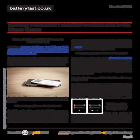 Www.batteryfast.co.uk Battery Problems : FAQ for iPhone and iPod Nano Users