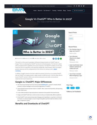 Google Vs ChatGPT Who Is Better In 2023?