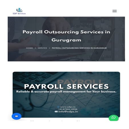 Payroll Outsourcing Services in Gurugram - EDPS | PDF