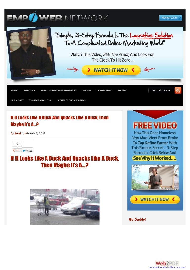 If It Looks Like A Duck And Quacks Like A Duck Then Maybe It S A