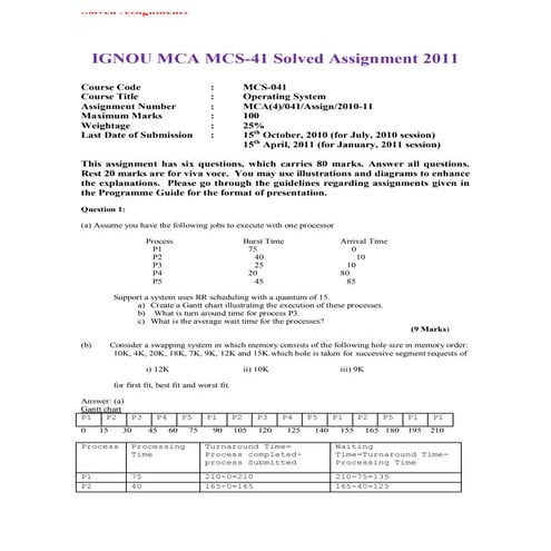 (Www.entrance exam.net)-ignou mca  solved assignment 2011