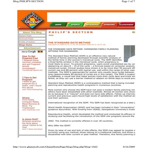 SDM option for Ghanaians