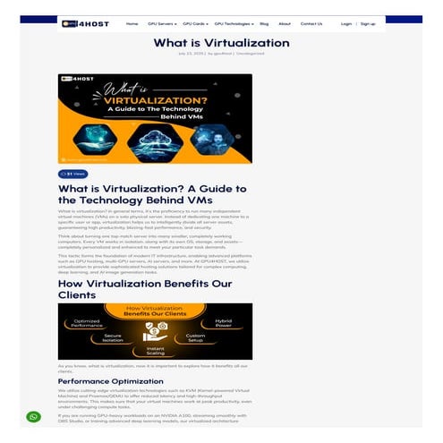 What is Virtualization? A Guide to the Technology Behind VMs