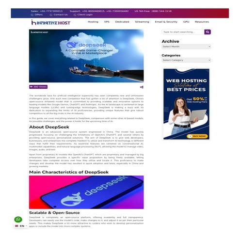 DeepSeek: A Complete Game-Changer in the AI Marketplace