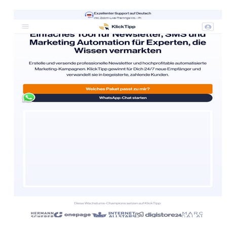 The KlickTipp affiliate program. The best or nothing. Digital - other download products